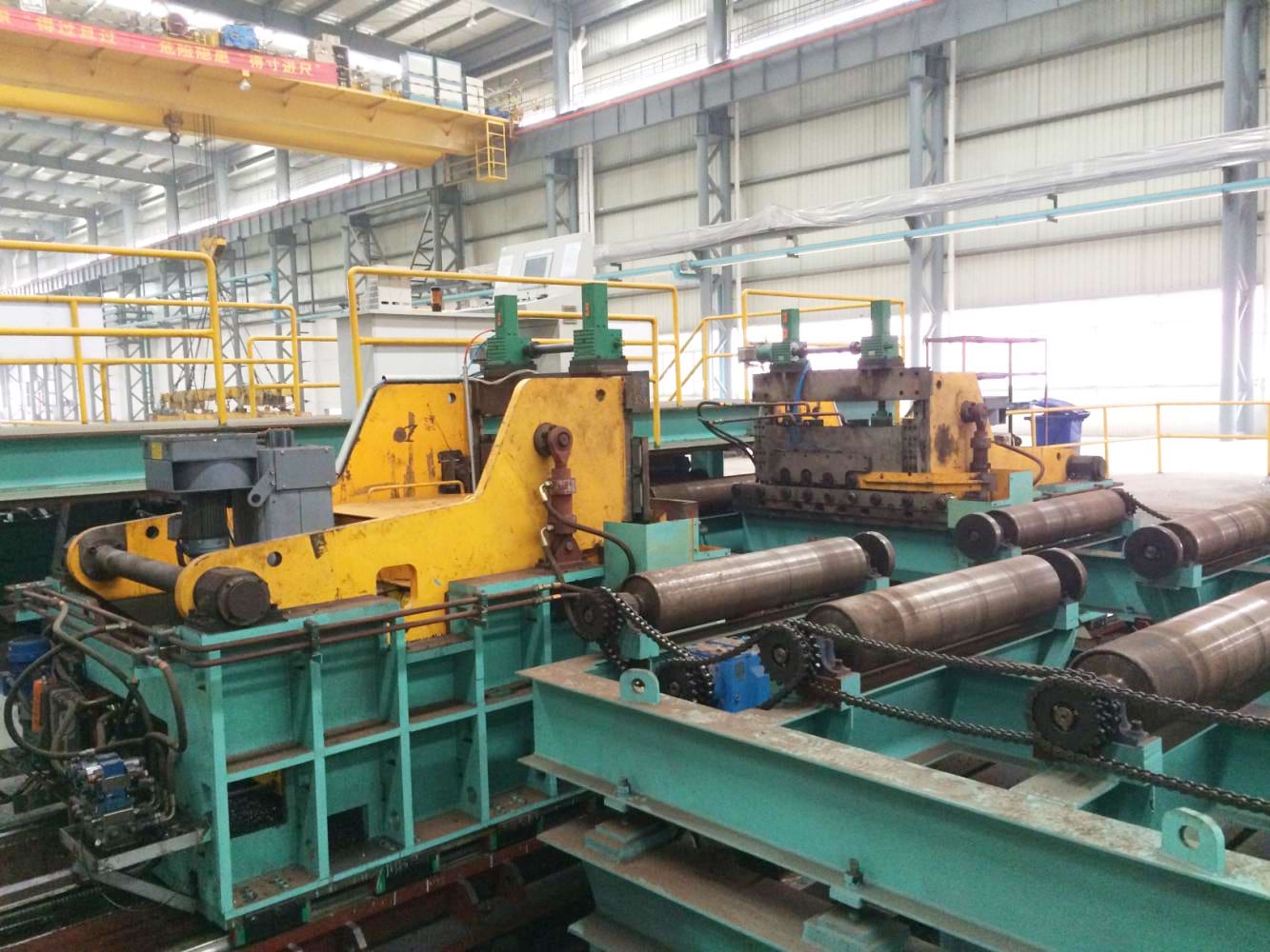 Edge milling machine — plate preparation